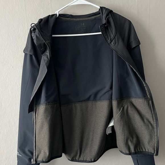 Under Armour Black Unstoppable Gore Windstopper Jacket Size Small - Picture 9 of 12